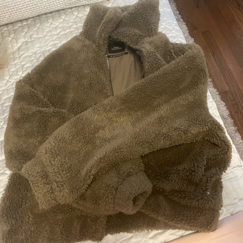 Urban Outfitters like NEW. Cozy zip up! Perfect for a tailgate or whenever!